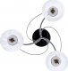 Lampa sufitowa Candellux Prego lampa sufitowa chromowy E27 klosz bezbarwny 33-09456 2