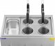 Royal Catering Makaroniarka warnik do gotowania makaronu z kranikami 4 kosze + GN 1/3 3 x 6,5 l 3000 W Makaroniarka warnik do gotowania makaronu z kranikami 4 kosze + GN 1/3 3 x 6,5 l 3000 W 5