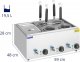 Royal Catering Makaroniarka warnik do gotowania makaronu z kranikami 4 kosze + GN 1/3 3 x 6,5 l 3000 W Makaroniarka warnik do gotowania makaronu z kranikami 4 kosze + GN 1/3 3 x 6,5 l 3000 W 7