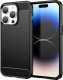 Hurtel Carbon Case etui iPhone 14 Pro elastyczny żelowy pokrowiec na tył plecki czarny 1