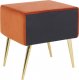 Beliani Szafka nocna welurowa pomarańczowa FLAYAT! 5
