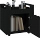 vidaXL vidaXL Szafka pod biurko, czarna, 60x45x60 cm, materiał drewnopochodny 4