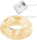 Lampki choinkowe Springos 50 LED białe ciepłe 1