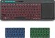 Alogy Klawiatura Bezprzewodowa RGB LED z touchpadem do PC TV tabletu Czarna + Myszka BT + Podstawka regulowana 1
