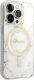 Ładowarka Guess Zestaw Guess etui + ładowarka bezprzewodowa GUBPP14LHMEACSH Apple iPhone 14 Pro biały/white hard case Marble MagSafe 4
