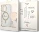 Ładowarka Guess Zestaw Guess etui + ładowarka bezprzewodowa GUBPP14LHMEACSH Apple iPhone 14 Pro biały/white hard case Marble MagSafe 10