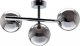 Lampa sufitowa Zumaline Loftowa lampa sufitowa Luna balls do salonu chrom przydymiona 1