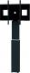 Neomounts Stojak podłogowy PLASMA-W2500BLACK 42'' - 100'' 1