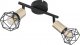 Lampa sufitowa Globo Sufitowa lampa Xara 54802S-2AB z regulacją czarna mosiądz 1