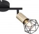Lampa sufitowa Globo Sufitowa lampa Xara 54802S-2AB z regulacją czarna mosiądz 2