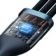 Kabel USB Baseus USB-A - USB-C + microUSB + Lightning 1.2 m Niebieski (BSU3888) 3