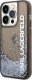 Karl Lagerfeld Etui Karl Lagerfeld KLHCP14XLCKVK Apple iPhone 14 Pro Max czarny/black hardcase Liquid Glitter Elong 2