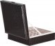Springos Szkatułka na biżuterię ekoskóra 26x26x8,5 cm burgundowy organizer z przegródkami UNIWERSALNY 1