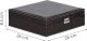 Springos Szkatułka na biżuterię ekoskóra 26x26x8,5 cm burgundowy organizer z przegródkami UNIWERSALNY 7