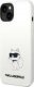 Karl Lagerfeld Etui Karl Lagerfeld KLHMP14MSNCHBCHApple iPhone 14 Plus hardcase biały/white Silicone Choupette MagSafe 1