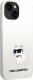 Karl Lagerfeld Etui Karl Lagerfeld KLHMP14MSNCHBCHApple iPhone 14 Plus hardcase biały/white Silicone Choupette MagSafe 3