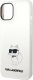 Karl Lagerfeld Etui Karl Lagerfeld KLHMP14MSNCHBCHApple iPhone 14 Plus hardcase biały/white Silicone Choupette MagSafe 5