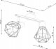 Lampa sufitowa Sollux Sollux Artemis 2 SL.1106 plafon lampa sufitowa 2x40W E14 czarny 5