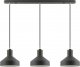 Lampa wisząca Zumaline Nowoczesna lampa wisząca Sigma nad stół do jadalni czarna 1