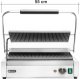 Grill elektryczny Hendi Grill elektryczny kontaktowy XL Pianini 548 x 415 mm 2700 W - Hendi 263624 Grill elektryczny kontaktowy XL Pianini 548 x 415 mm 2700 W - Hendi 263624 10