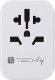 Techly Techly Adapter Podróżny Wtyków Zasilania EU/UK/USA Ładowarka 3x USB 2