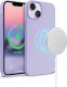 Crong Crong Color Cover Magnetic - Silikonowe etui z MagSafe do iPhone'a 14 Plus (fioletowy) 1