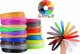 Gordon WKŁADY DO DŁUGOPISU 3D PLA FILAMENT 20 KOLORÓW MIX 1