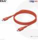 Kabel USB Club 3D USB-C - USB-C 1 m Czerwony (CAC-1511) 11