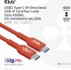 Kabel USB Club 3D USB-C - USB-C 1 m Czerwony (CAC-1511) 6