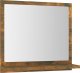 Lustro vidaXL Lustro łazienkowe, przydymiony dąb, 40x10,5x37 cm 1
