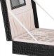 Springos Szkatułka na biżuterię ekoskóra 26x26x8,5 cm czarny organizer z przegródkami UNIWERSALNY 6