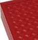 Springos Szkatułka na biżuterię ekoskóra 25x25x8,5 cm bordowy organizer z przegródkami UNIWERSALNY 13
