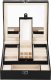 Springos Szkatułka na biżuterię ekoskóra 25 x 25 x 8,5 cm czarny organizer z przegródkami i lusterkiem UNIWERSALNY 13