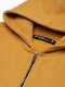 Ombre Bluza męska rozpinana hoodie z nadrukami - musztardowa V2 B1423 M 6