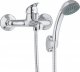 Zestaw prysznicowy YokaHome Zestaw bateria prysznicowa - ścienna i bateria umywalkowa chrom 1