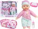 LeanToys Lalka Bobas Nosidełko Różowa Butelka Dźwięk 1