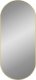 vidaXL vidaXL Lustro ścienne, złote, 100x45 cm, owalne 1