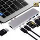Adapter USB Modi Home Adapter 7w1 HUB USB-C HDMI 4K SD Macbook Pro / Air - Srebrny 1