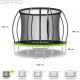 Trampolina ogrodowa Zipro Jump Pro Premium z siatką wewnętrzną 8FT 252cm 9