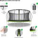 Trampolina ogrodowa Zipro Jump Pro Premium z siatką wewnętrzną 16FT 496cm 5