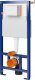 Zestaw podtynkowy Cersanit SET B606 TECH LINE OPTI, miska zawieszana MILLE PLUS CleanOn, deska duroplastowa, przycisk OPTI A1 chrom błyszczący (S701-635) 3