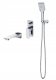 Cersanit SET B729 Zestaw wannowy podtynkowy LARGA chrom (S952-039) 1