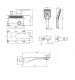 Cersanit SET B729 Zestaw wannowy podtynkowy LARGA chrom (S952-039) 4
