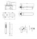 Cersanit SET B733 Zestaw wannowy podtynkowy INVERTO czarny (S952-043) 2