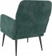 vidaXL vidaXL Fotel, ciemnozielony, 62x79x79 cm, obity aksamitem 4