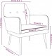 vidaXL vidaXL Fotel, ciemnozielony, 62x79x79 cm, obity aksamitem 7