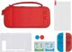 MARIGames Zestaw 6w1 Futerał Etui Szkło Do Nintendo Switch / Dss-106 Czerwony Futerał 1