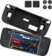 JYS Futerał Pokrowiec Etui + Osłony Gumki Na Przyciski Do Steam Deck / Czarny / Jys-sd011 1