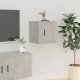 vidaXL Wiszące szafki TV, 2 szt., szarość betonu, 40x34,5x40 cm 3
