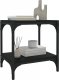 vidaXL Szafka pod TV, czarna 40x33x41 cm materiał drewnopochodny/ stal 4